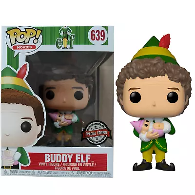 Buy Funko POP Movies Buddy Elf 639 Special Edition Vinyl Rare Exclusive Figurine • 20.68£