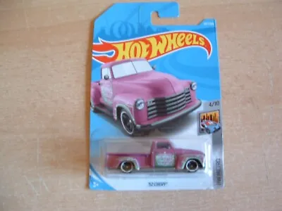 Buy New Sealed '52 CHEVY Hw Metro HOT WHEELS Toy Car PICK UP TRUCK PINK 207/365 • 11.99£