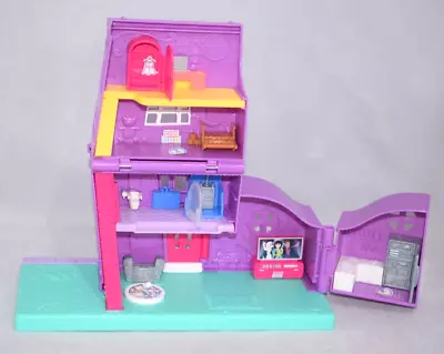 Buy Polly Pocket Pollyville Purple House 5 Rooms 2018 Mattel M35 • 7.99£