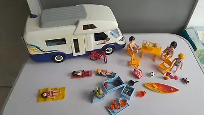 Buy PLAYMOBIL 4859 Family Camper Van Motorhome Figures & Accessories [ Incomplete ] • 15.99£