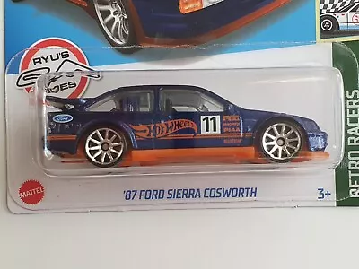 Buy Hot Wheels Ford 87 Sierra Cosworth Blue & Orange 1:64 Boxed Shipping • 10.99£