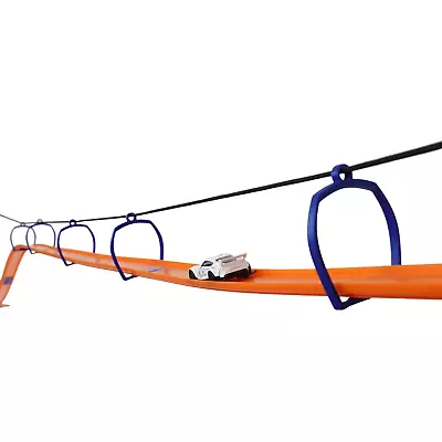 Buy Suspension Bridge Compatible With Hot Wheels Cars And Track (Orange) • 18.28£
