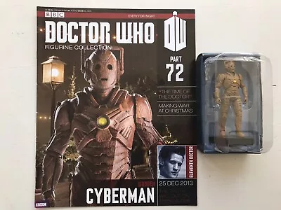 Buy Wooden Cyberman Figurine, Collection Magazine And Figure Issue 72 BOXED • 10£