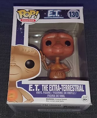 Buy E.T The Extra-Terrestrial Funko Pop Figure 130 Movies Rare Vaulted • 16.99£
