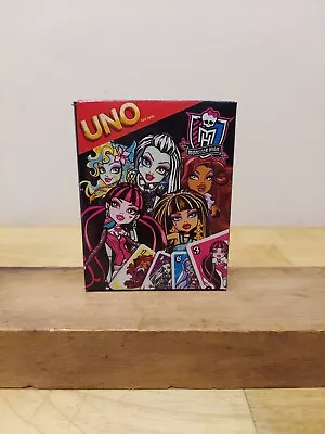 Buy Monster High UNO Card Game - Kids Girls Clawdeen Draculaura 2013 • 19.28£