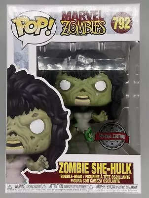 Buy Funko POP #792 Zombie She-Hulk - Marvel - Includes POP Protector • 10.49£