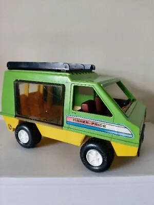 Buy Fisher Price Adventure People Camper Van 1977 Green • 12.99£