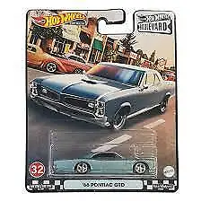 Buy Hot Wheels Premium Boulevard Real Riders - '66 Pontiac GTO Car #32 • 11.99£