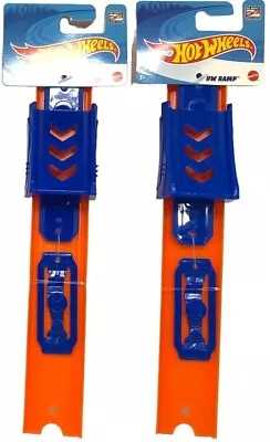 Buy Hot Wheels Ramp Track Builder Parts Lot Of 2 Straight 10” Long + 2 Connectors • 9.99£