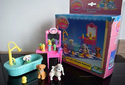 Buy Vintage Littlest Pet Shop Splash Around Puppies Playset From Kenner 1993 • 27.95£