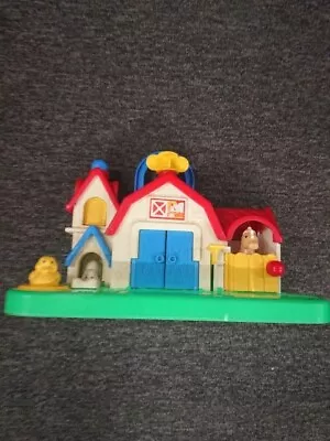 Buy Fisher Price 1987 Barn Animal Sounds Farm Activity Toy • 4.99£