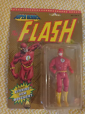 Buy DC COMICS Superheroes THE FLASH Carded Action Figure. 1990, Toybiz • 22.75£