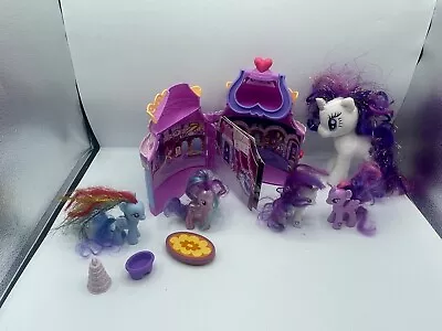 Buy Hasbro My Little Pony Portable Castle Playset + 4 Pony's + Extras • 14.99£