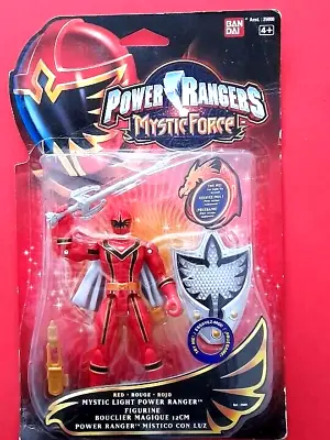 Buy Bandai Power Rangers Mystic Force - Red Ranger Figure New On Card • 5.99£