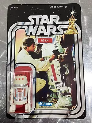 Buy Vintage Star Wars Figure R5-D4 Droid On Custom Card • 6.50£