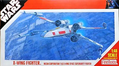 Buy FineMolds X-Wing Fighter 1/48 Scale Plastic Model Kit Star Wars Like Bandai • 95£