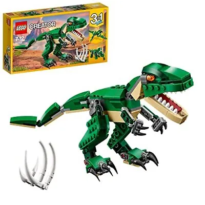 Buy LEGO 31058 Creator Mighty Dinosaurs Toy, 3 In 1 Model, T. Rex, Triceratops • 11.54£