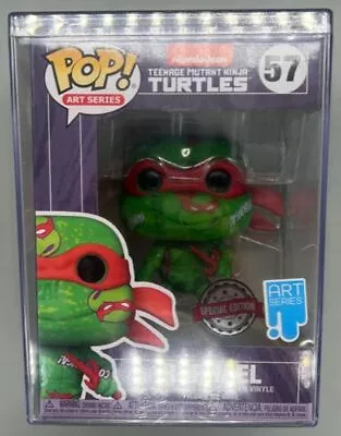 Buy Funko POP #57 Raphael - Art Series Teenage Mutant Ninja Turtles & POP Protector • 19.99£