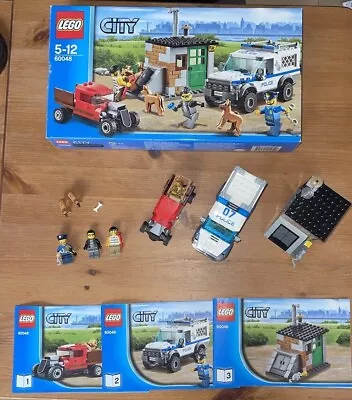 Buy LEGO CITY 60048 Police Dog Unit 100% With Minfigures, Dogs & Accessories Boxed • 15£
