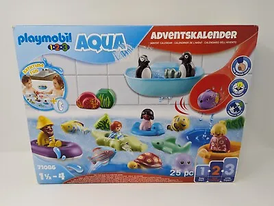 Buy Playmobil 123 Water Aqua Advent Calendar 71086 - New & Sealed • 29.95£
