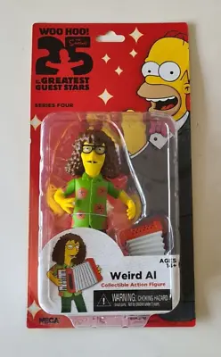 Buy NECA The Simpsons 25th Anniversary Weird Al Yankovic Figure S4 Rare Green Shirt • 44.95£