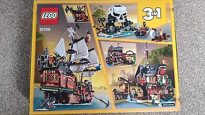 Buy BNIB LEGO 31109 Lego Creator 3 In 1 Pirate Ship / Skull Island / Pirates' Inn • 89.99£