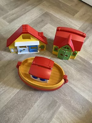 Buy Fantastic Set Of 3 Playmobil Toys - Ark, House, Cottage • 2.99£