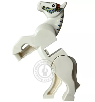Buy LEGO White Horse Minifigure From Winter Village Market 10235 Rare 10352c01pb05 • 22.99£
