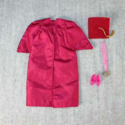 Buy BARBIE MATTEL Doll Graduation Day Cap Gown Set Clothes Extras Vintage 1980s • 22.48£