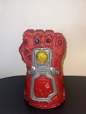 Buy Marvel Avengers Infinity Gauntlet Red Iron Man Glove Light Up And Sound Hasbro • 9.99£