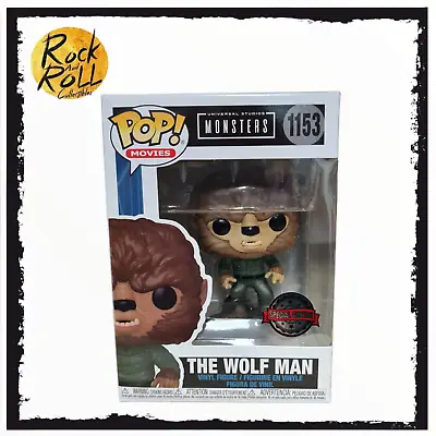 Buy Universal Monsters - The Wolf Man (In Trap) Funko Pop! #1153 Special Edition • 26.99£