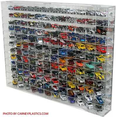 Buy 1/64 Scale Display Case Compatible With Hot Wheels 144 Side Angle • 146.43£