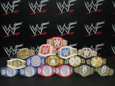 Buy 16 X Custom WWF WWE NXT Title Belts For Hasbro Mattel Retro Wrestling Figures  • 13.99£