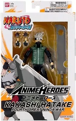 Buy Anime Heroes Naruto Shippuden - Kakashi Hatake Fourth Great Ninja War Brand New • 19.99£