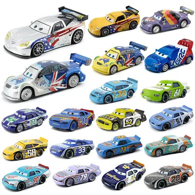 Buy Disney Pixar Cars Famous Racers Jeff Max No.39 1:55 Diecast Model Toy Car Gifts • 6.19£