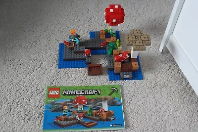 Buy LEGO Minecraft: The Mushroom Island (21129) With Instructions No Box  • 5.99£