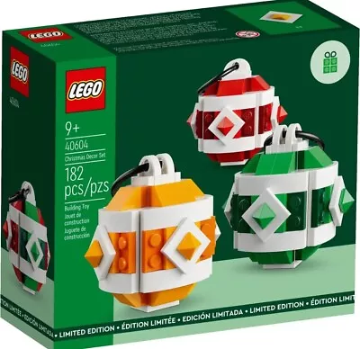 Buy LEGO 40604 Christmas Wintertime Decor Baubles Set *NEW SEALED Limited Edition • 16.85£