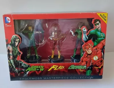 Buy Eaglemoss Masterpiece Collection Green Lantern, The Flash & Green Arrow DC 2015 • 16.99£
