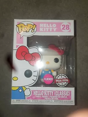 Buy Hello Kitty Flocked Funko Pop Vinyl #28 Rare • 25£