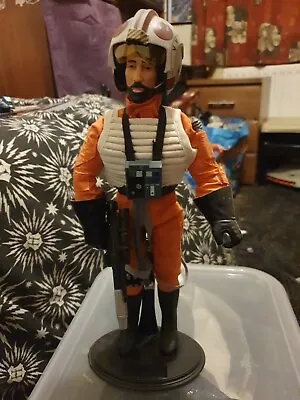 Buy 1998 12  Vintage Star Wars Figure   X-Wing Pilot Briggs With A Beard  • 24.99£