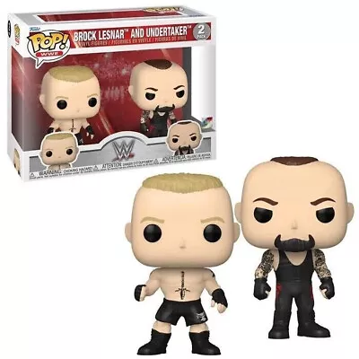 Buy Pack Duo Figures WWE Funko Pop! - Undertaker & Brock Lesnar • 20.59£