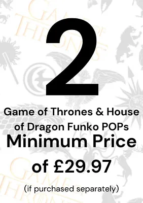 Buy Funko POP Mystery Box Random 2 Genuine Game Of Thrones Funko POP With Protectors • 21.99£