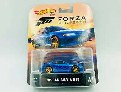 Buy Hot Wheels Forza Motorsport Nissan Silvia S15 Premium. Retro Ent. Sealed 1:64 • 34.99£