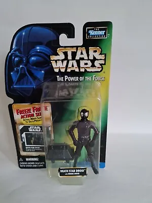 Buy Star Wars Power Of The Force Freeze Frame Death Star Droid Action Figure 1998 • 16.99£