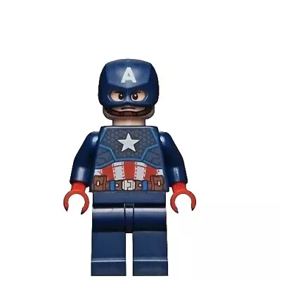 Buy LEGO Heroes Figure Captain America Incl. Helmet SH686 Marvel DC Avengers Endgame • 6.90£