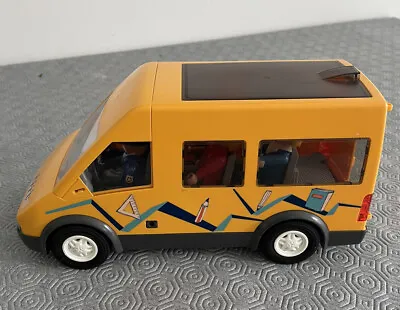 Buy Playmobil Yellow School Mini Bus  With Character Figures • 10.99£