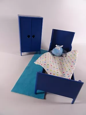 Buy IKEA Doll Furniture “Huset” For Barbie Dolls Bedroom Blanket Stuffed Animal (13011) • 20.54£