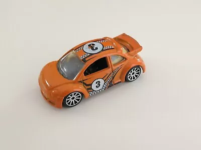 Buy Hot Wheels 2001 Volkswagen New Beetle Cup Orange Die Cast Race Car • 8£