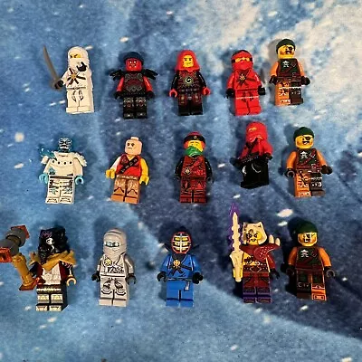 Buy 15 LEGO Ninjago Minifigure Bundle | Lloyd Mech Wu Cole Garmadon | Genuine • 24.99£