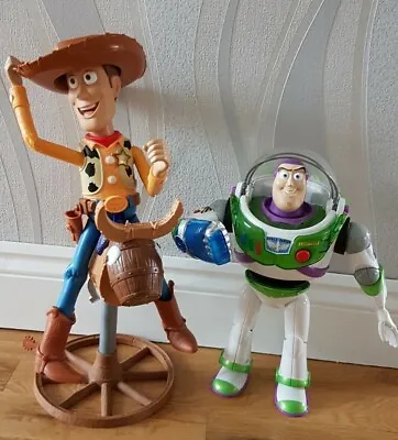 Buy Toy Story Talking Woody Rodeo & Talking Light Up Buzz Lightyear  • 35£